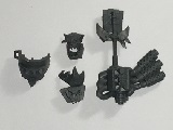 Bits> Orks NEW Warboss Head Guard Boss Backpack  BiOWBMA01 1*3