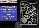 Sprues> Vanguard Disciples Of Tzeentch Units SpVDOT01 1-5