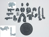 Figure> Kill Team Marine Veteran Sargent SfDWKTV02 2*6