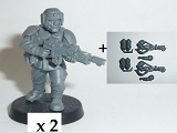 Figure> Cadian Shock Troopers FlamersX2  SfAMCSTT01 4*5